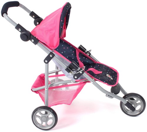 Bayer Chic 2000 poussette jogger Lola - confetti rose - poignée réglable-3