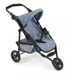 Bayer Chic 2000 poussette jogging Lola jeans bleu landau poupée