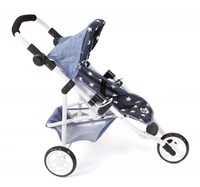 Bayer Chic 2000 poussette jogger Lola - étoiles marine - poignée réglable-2