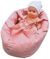 Hollie couffin poupée mini pêche - accessoires poupée couffin-3