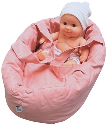 Hollie couffin poupée mini pêche - accessoires poupée couffin-3
