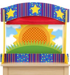 Melissa & Doug théâtre de marionnettes de table jouet en bois enfants