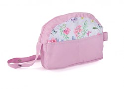 Bayer Chic 2000 sac à langer poupée - fleurs blanc rose - set de soins