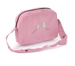 Bayer Chic 2000 sac à langer poupée rose oursons - set de soin bébé poupée