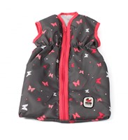 Bayer Chic 2000 sac de couchage poupée - accessoire poupée bébé corail papillon