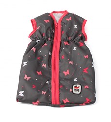 Bayer Chic 2000 sac de couchage poupée - accessoire poupée bébé corail papillon