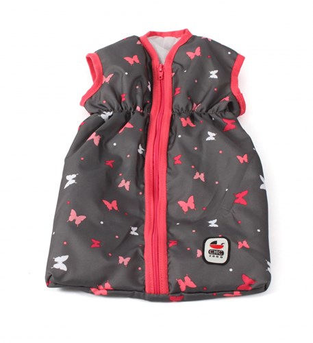 Bayer Chic 2000 sac de couchage poupée - accessoire poupée bébé corail papillon