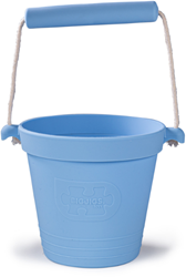 Bigjigs Seau en Silicone - bleu poudre