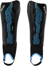 Precision protège-tibias et chevilles Origin.0 Black/Cyan XS football
