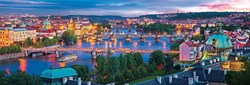 Eurographics puzzle Prague Czech Republic Panorama - 1000 pièces