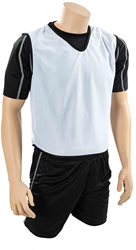 Precision chasuble d'entraînement mesh blanc pour jeunes sportifs
