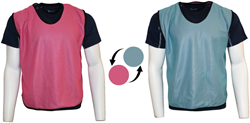 Precision chasuble d'entraînement sport polyester réversible rose-bleu jeunesse