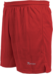 Precision short de football junior rouge - short de sport M/L 26-28