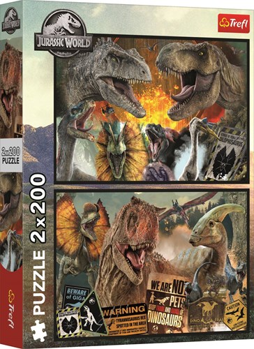 Trefl puzzle Jurassic World - Aventure préhistorique - 200 pièces