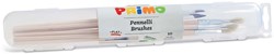 Primo set de pinceaux - 10 pinceaux en poil de poney pour enfants et peinture créative
