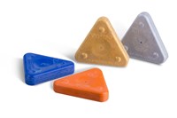 Primo set de crayons de cire triangle - 12 pièces en boîte pour enfants-2