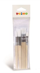 Primo pinceaux en bois - 4 pinceaux jumbo synthétiques pour enfants