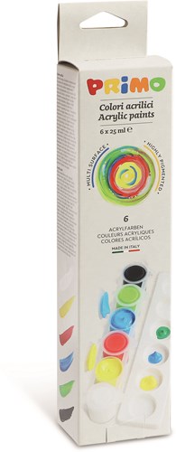 Primo PRIMO - Peinture acrylique (6x25ml)