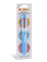 Primo stylo 10 couleurs bille multicolore jaune bleu rose enfants