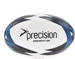 Precision ballon de rugby entraînement Momentum blanc noir bleu taille 5 durable