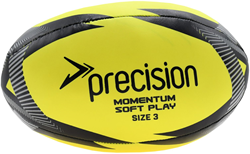 Precision ballon de rugby soft play taille 3 - mousse légère pour enfants