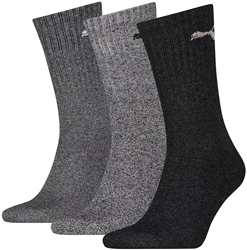 Puma chaussettes de sport crew 3 paires gris chaussettes confort homme