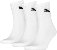 Puma chaussettes de sport Short Crew blanc 3 paires - chaussettes unisexes confortables