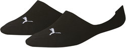 Puma chaussettes invisibles sneakers - 2 paires - noir - unisexe - taille 35-38