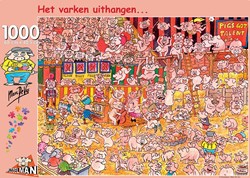 Puzzelman Les cochons de puzzle - Marc De Vos (1000)