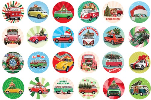 Eurographics puzzle calendrier de l'Avent VW Noël 24x50 pièces-2