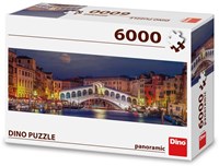 Dino puzzle panoramique pont du Rialto Venise 6000 pièces paysage-2