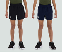 Canterbury short de sport junior navy tissé confortable 14 ans