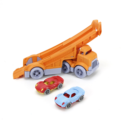 Green Toys camion de course jouet avec 2 pilotes - écologique
