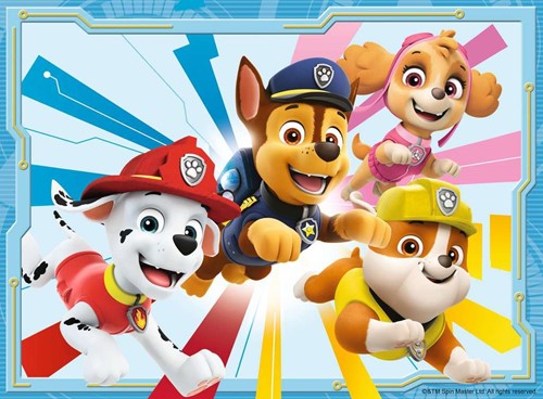 Ravensburger Kinderpuzzel Paw Patrol 4 Puzzels - 12+16+20+24 stukjes