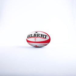 Gilbert ballon de rugby réplique Pays de Galles taille 3 - ballon d'entraînement multicolore