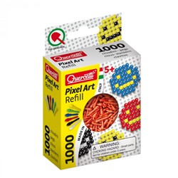 Quercetti Refill pixel art rood 1000 st.