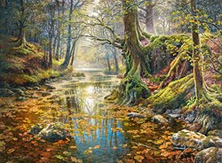 Castorland puzzle forêt d'automne paysage - 2000 pièces