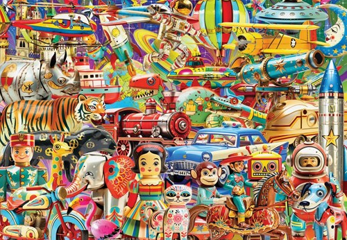 Grafika Retro Toys - 1000 Teile