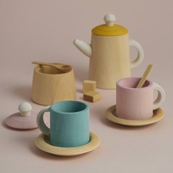Raduga Grez Tea Set Mustard & Pink