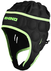 Rhino casque de protection Senator rugby noir-vert confort medium