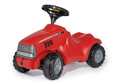 Rolly Toys porteur tracteur Case IH rouge avec klaxon et rangement