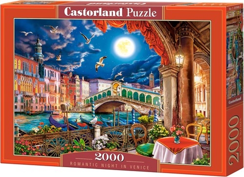 Castorland puzzle Romantic Night in Venice - puzzle 2000 pièces-2