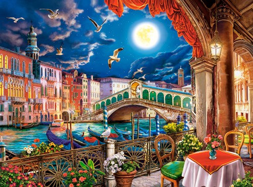 Castorland puzzle Romantic Night in Venice - puzzle 2000 pièces