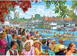 Gibsons puzzle Rowing at the Regatta - 1000 pièces plaisir du puzzle