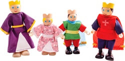 Bigjigs Poupées de la famille royale