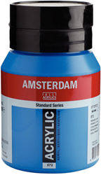 Royal Talens peinture acrylique 500 ml cyan primaire Amsterdam Standard