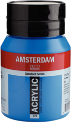 Royal Talens Royal Talens Amsterdam Acrylverf 572 Primair Cyaan 500 ml