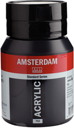 Royal Talens peinture acrylique 702 noir de lampe 500 ml - Amsterdam Standard