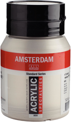 Royal Talens peinture acrylique 800 argent 500 ml - Amsterdam peinture