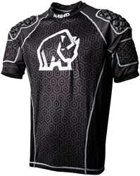 Rhino maillot de protection rugby Pro Body adulte noir medium